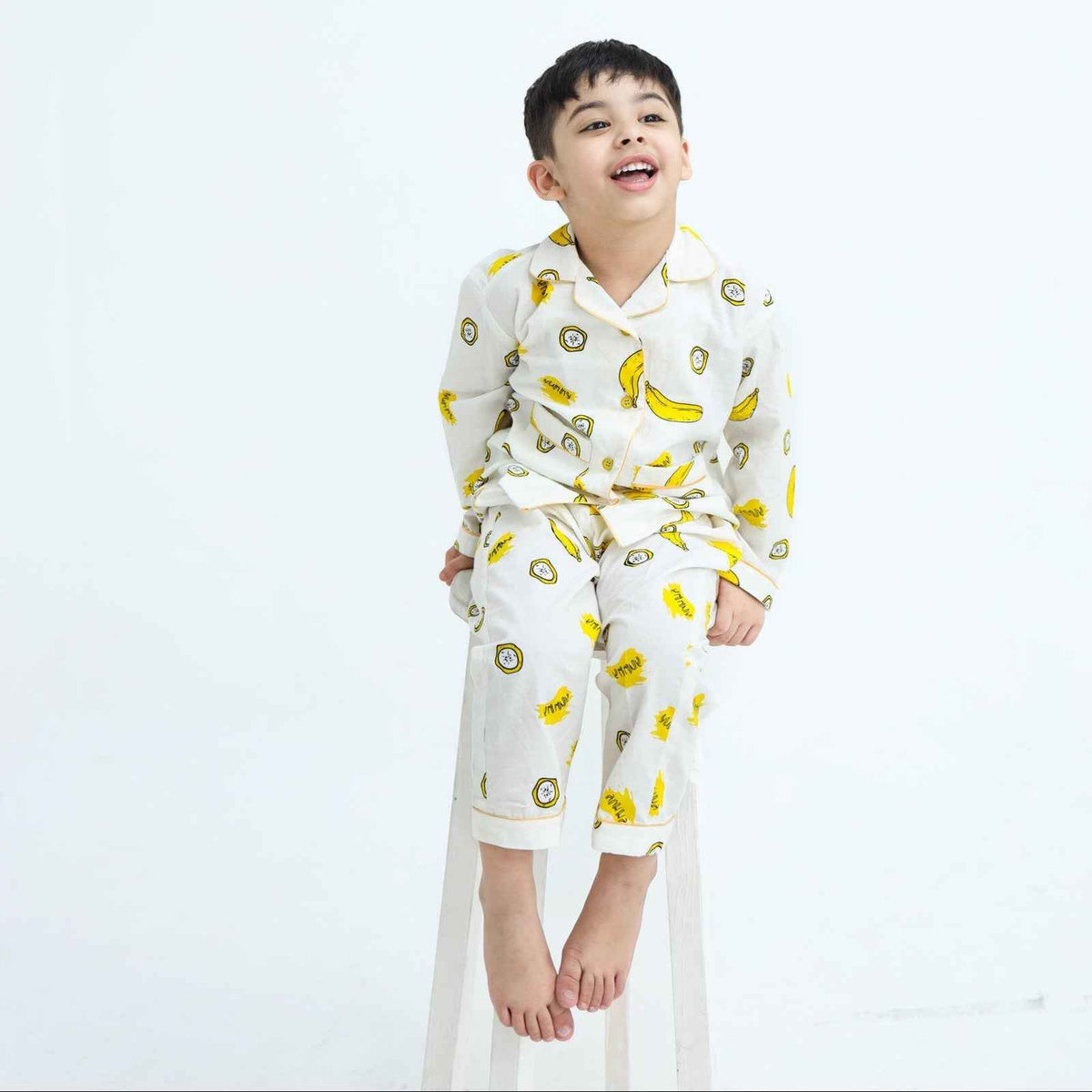 Banana Party print winter cotton kids wear
