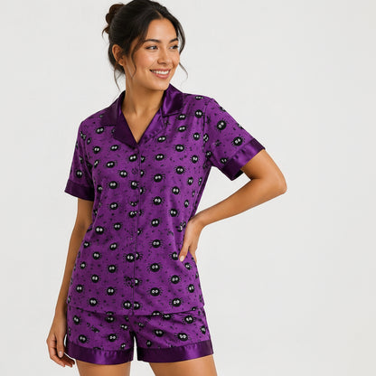 Purple Cambric Midnight Spider | Women's Nightwear | AdoreRobe
