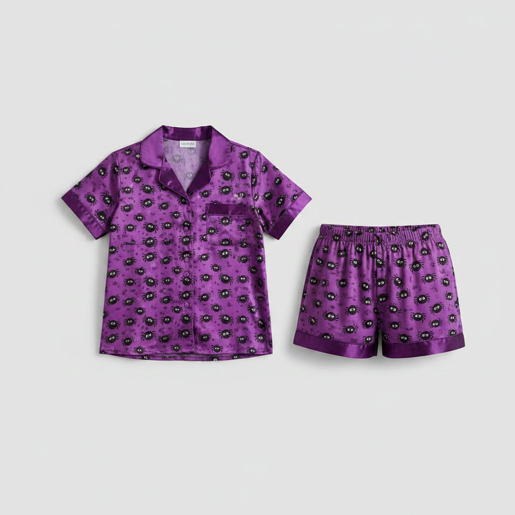 Purple Cambric Midnight Spider | Women's Nightwear | AdoreRobe