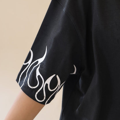Unisex Drop Shoulder Never Give-up | Unisex T-Shirt | AdoreRobe