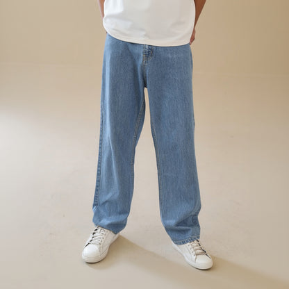 Unisex Loose Fit Denim Jeans 100% Cotton, | Unisex Jeans | AdoreRobe