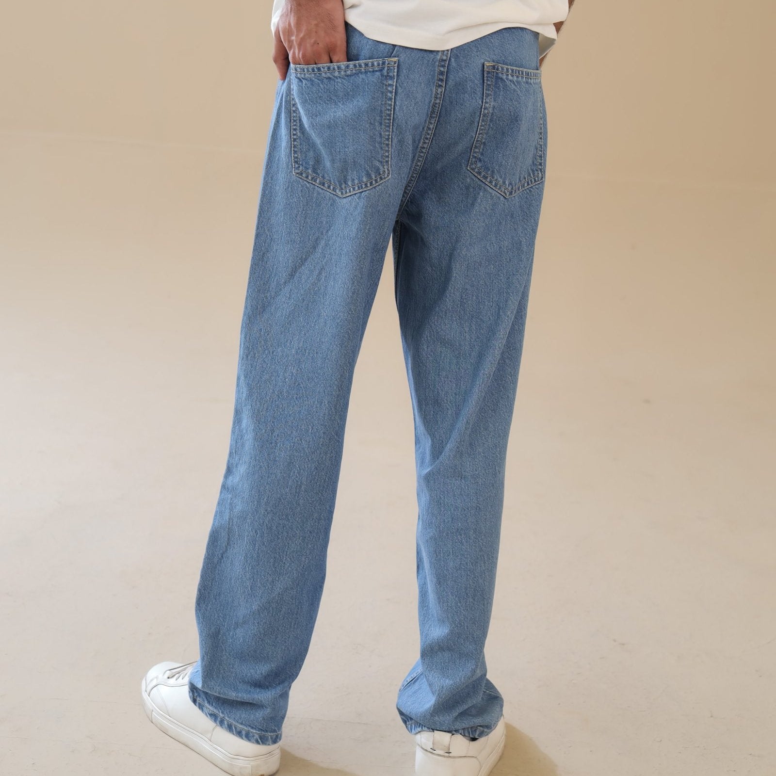 Unisex Loose Fit Denim Jeans 100% Cotton, | Unisex Jeans | AdoreRobe