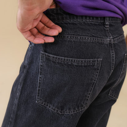 Unisex loose Fit Grey Jeans 100% Cotton, | Unisex Jeans | AdoreRobe