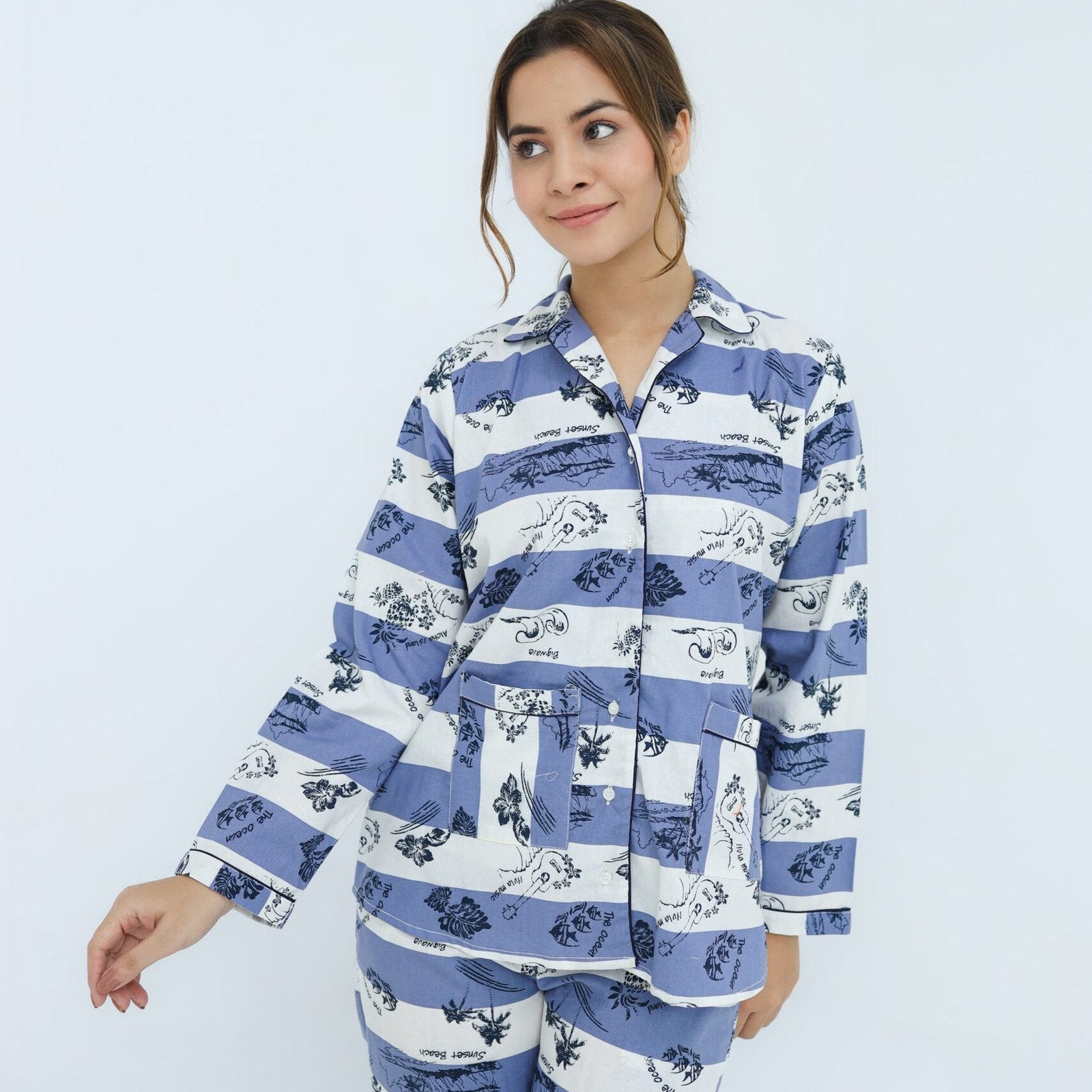 Winter Cotton Dot Printed PJ Set | Men's Nightwear | AdoreRobe
