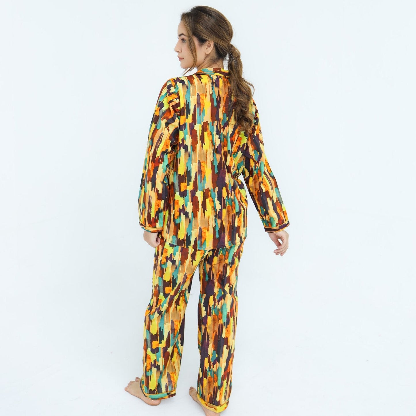 Rainbow Soft Cotton Ombre Printed PJ | Men's Nightwear | AdoreRobe