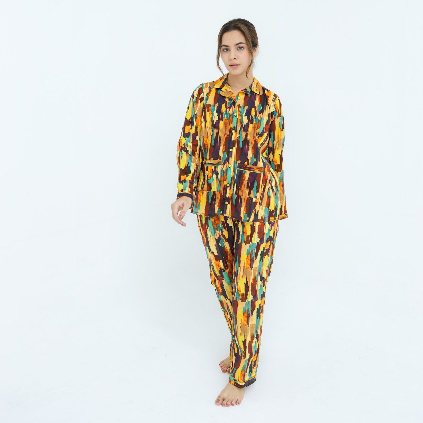 Rainbow Soft Cotton Ombre Printed PJ | Men's Nightwear | AdoreRobe