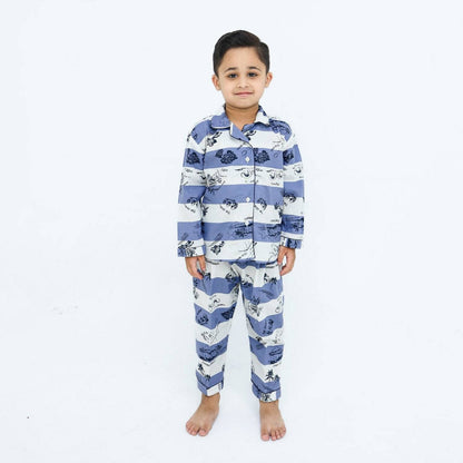 Horizontal stripe print cotton kids wear | Kids' Nightwear | AdoreRobe