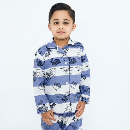 Horizontal stripe print cotton kids wear | Kids' Nightwear | AdoreRobe