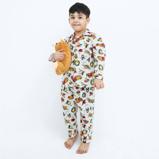 Floral Chill print winter cotton kids | Kids' Nightwear | AdoreRobe