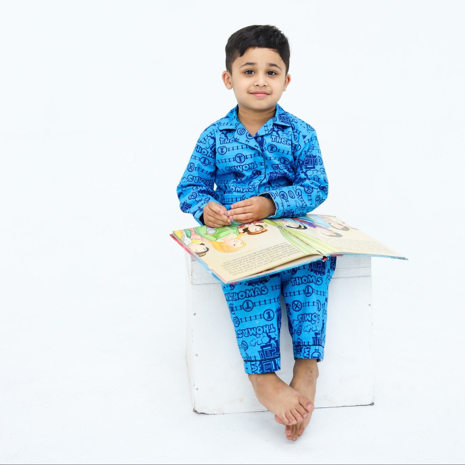 Thomas Adventure print winter cotton | Kids' Nightwear | AdoreRobe