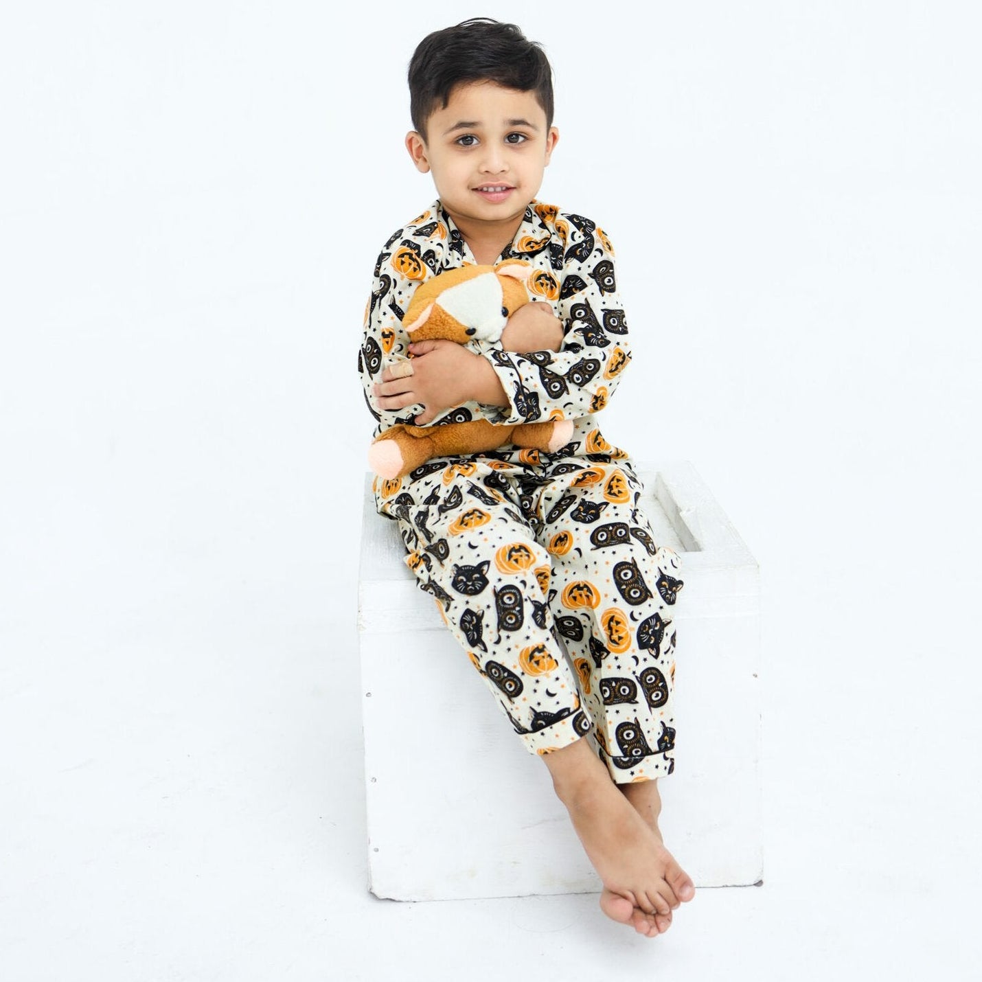 Halloweens print winter cotton kids wear | Kids' Nightwear | AdoreRobe