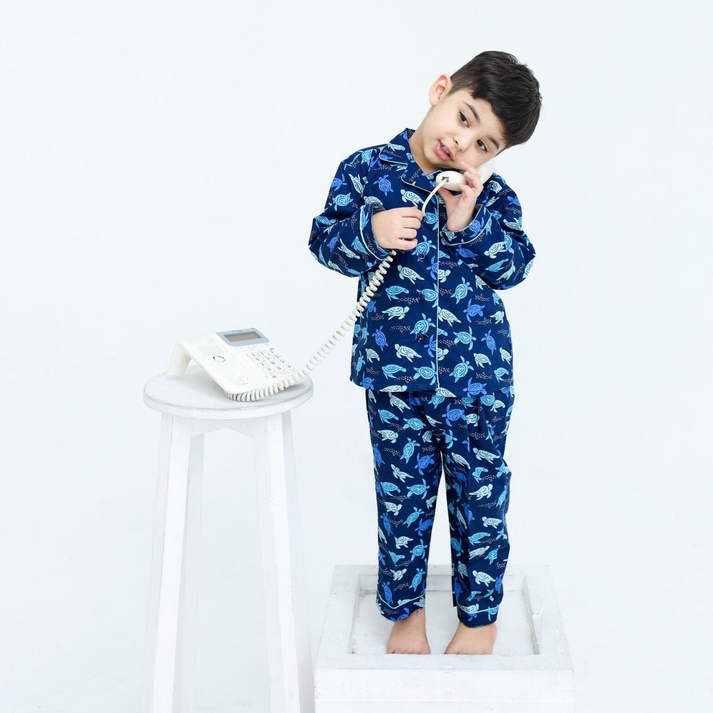 Tiny turtles print winter cotton kids | Kids' Nightwear | AdoreRobe