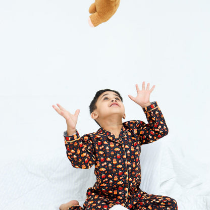 Food Print winter cotton kids wear | Kids' Nightwear | AdoreRobe