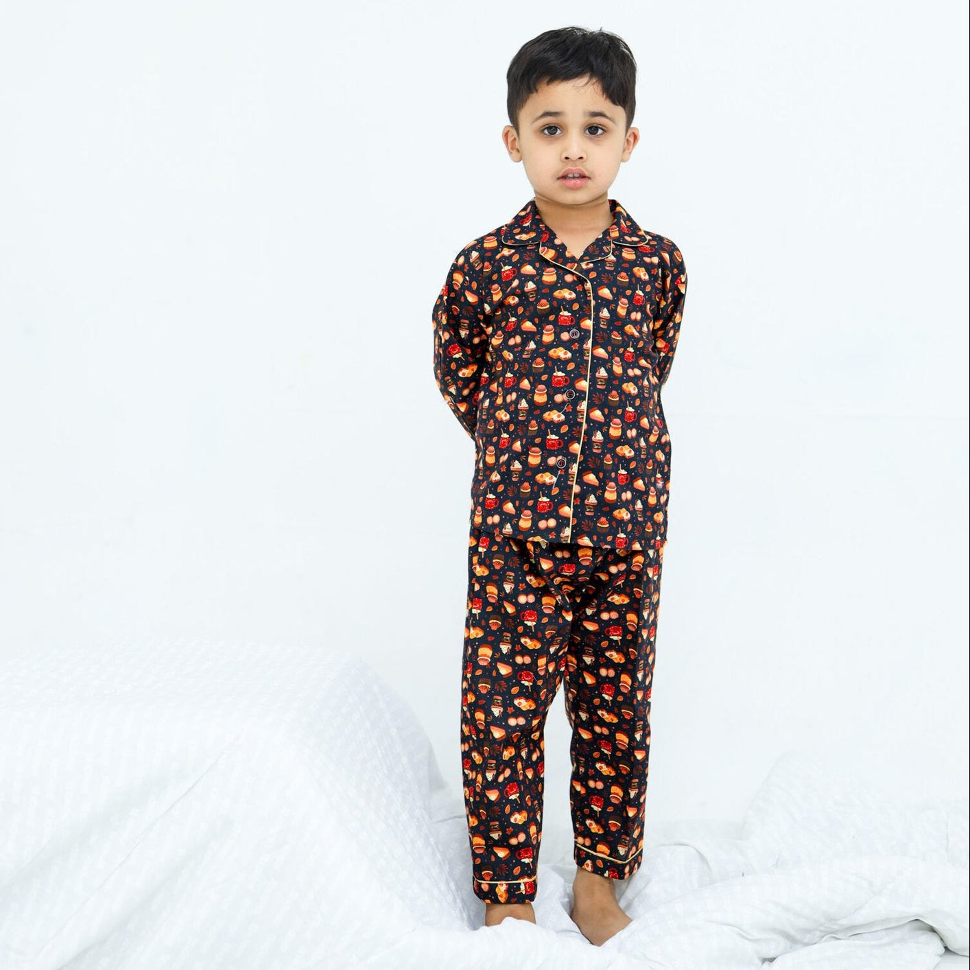Food Print winter cotton kids wear | Kids' Nightwear | AdoreRobe