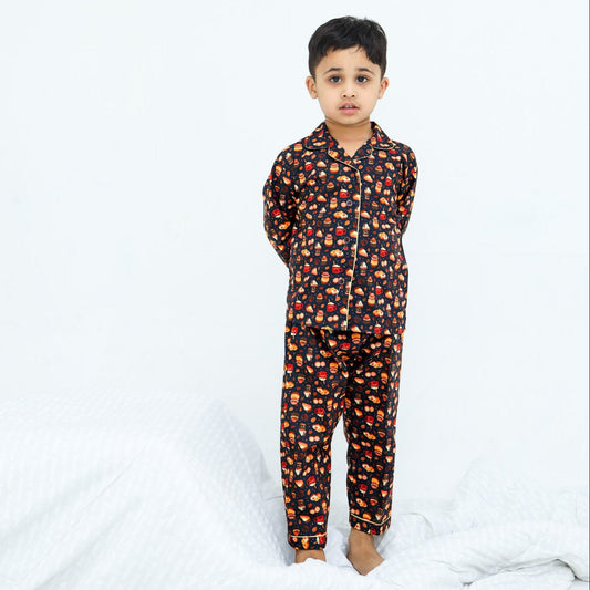 Food Print winter cotton kids wear | Kids' Nightwear | AdoreRobe