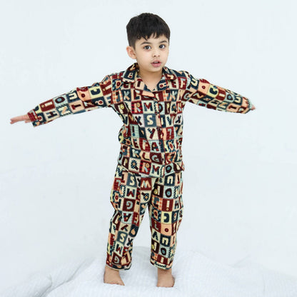 A to Z print soft cotton kids wear | Kids' Nightwear | AdoreRobe