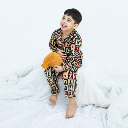 A to Z print soft cotton kids wear | Kids' Nightwear | AdoreRobe