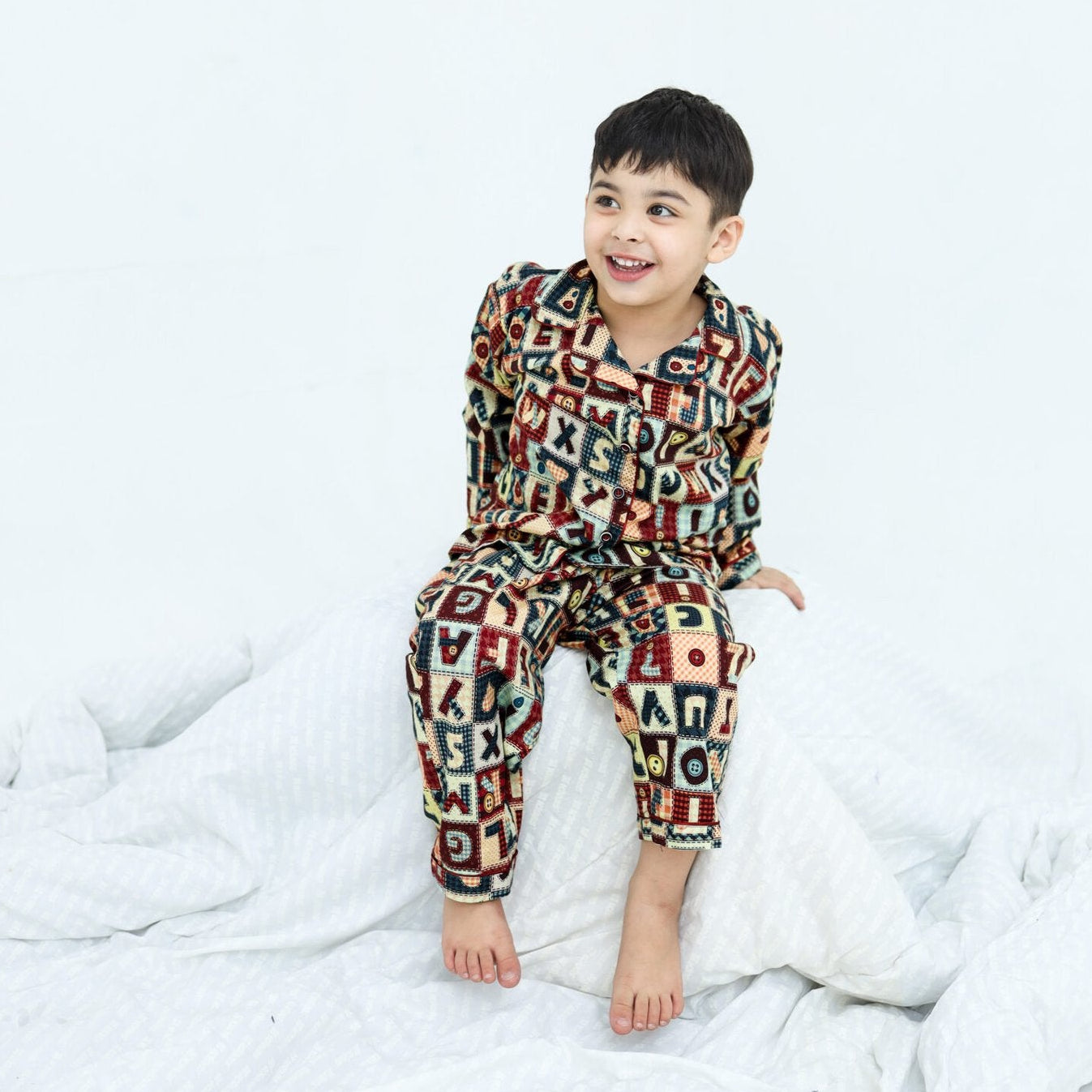 A to Z print soft cotton kids wear | Kids' Nightwear | AdoreRobe