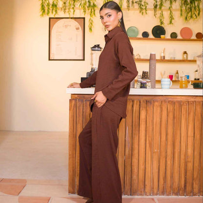 Rust Brown Women’s Co-Ord Set