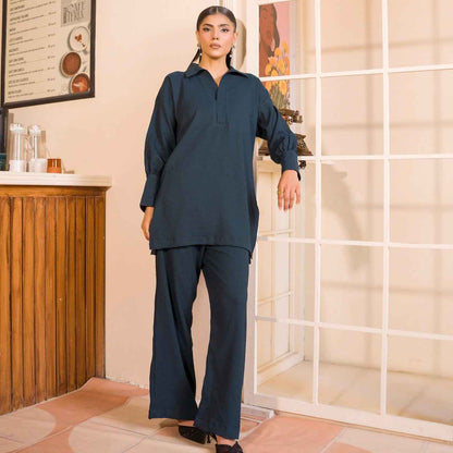 Steel Blue  Women’s Co-Ord Set