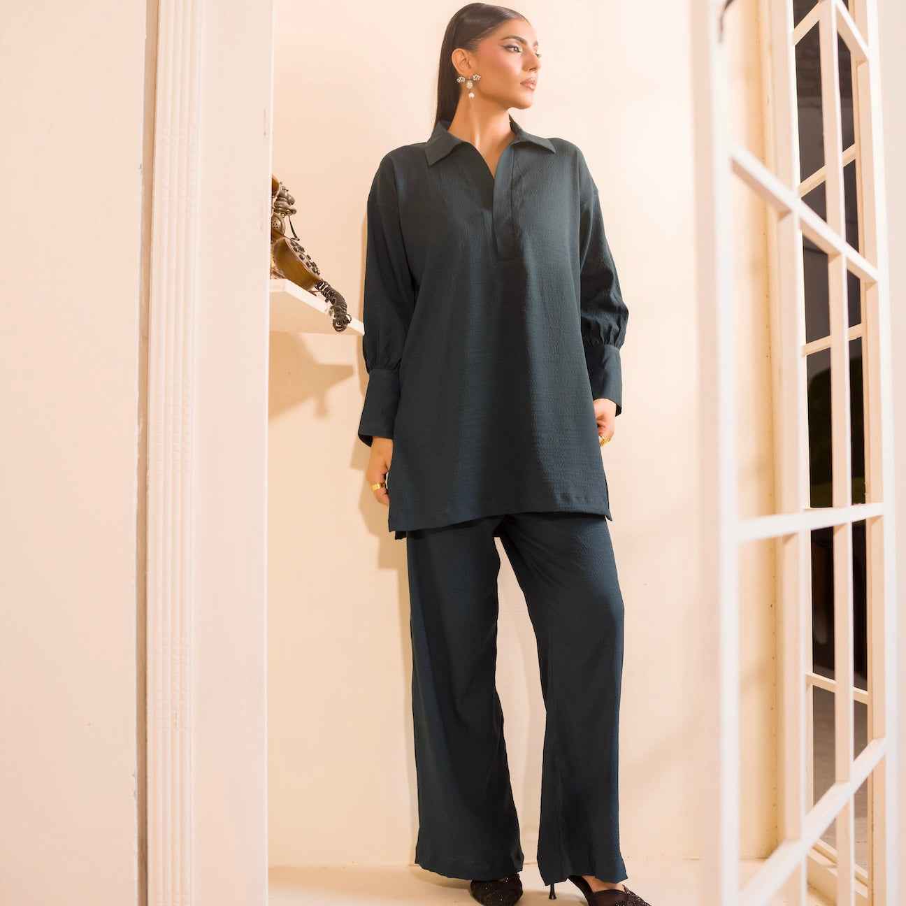 Steel Blue  Women’s Co-Ord Set